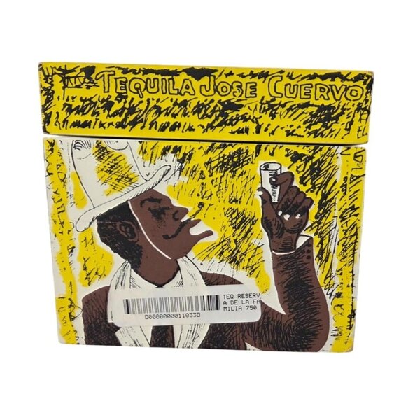Jose Cuervo Tequila Reserva De La Familia 2003 Wooden Box Collectible Decor Art - Picture 4 of 8